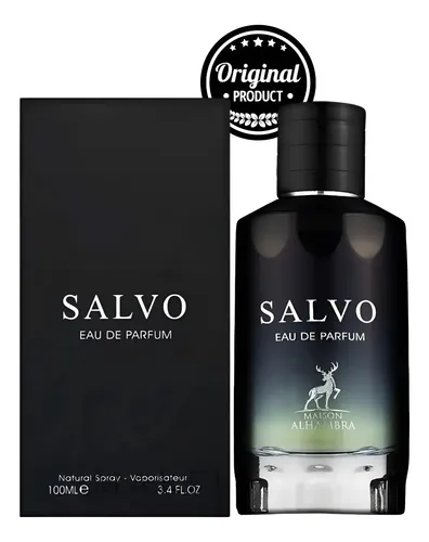 PERFUME MASCULINO ÁRABE SALVO EAU DE PARFUM ALHAMBRA – 100 ML