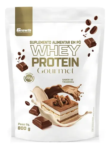 WHEY PROTEIN GOURMET GROWTH SUPPLEMENTS – TIRAMISU, 800G