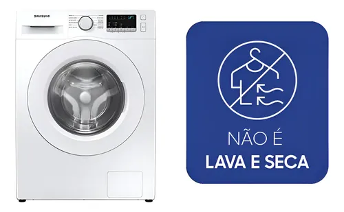 LAVADORA SAMSUNG WW11T DIGITAL INVERTER — 11KG — BRANCA