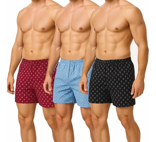 KIT COM 3 PIJAMAS SAMBA-CANÇÃO MASCULINOS CÓRDOBA
