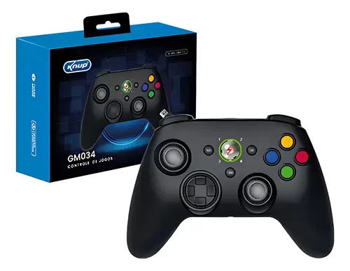 CONTROLE SEM FIO KNUP KP-GM034 PARA XBOX 360 E PC
