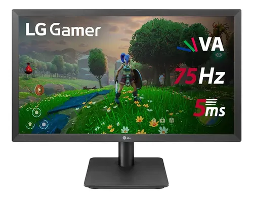 MONITOR LG 22MP410 — TELA VA DE 21,5" — FULL HD — 75HZ — PRETO