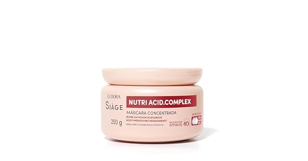 EUDORA SIÀGE NUTRI ACID.COMPLEX – MÁSCARA CAPILAR CONCENTRADA 250G