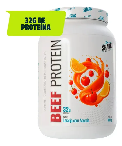 PROTEÍNA BOVINA ISOLADA SHARK PRO WHEY BEEF ZERO LAC – 900G