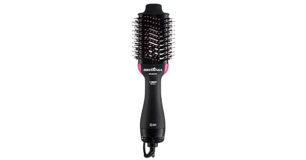 ESCOVA SECADORA BRITÂNIA BEC02PR – 4 EM 1, 1300W