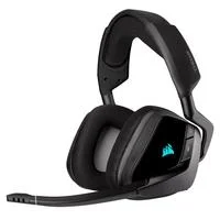 HEADSET GAMER SEM FIO CORSAIR VOID ELITE WIRELESS RGB SURROUND 7.1 (DRIVERS 50MM) - CARBONO