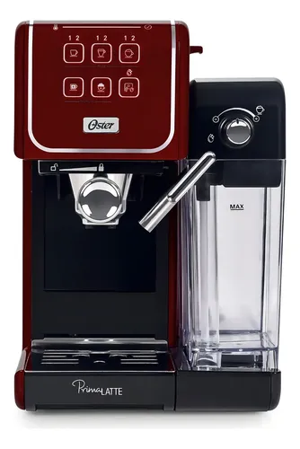 CAFETEIRA ESPRESSO OSTER PRIMALATTE TOUCH RED — BVSTEM6801R
