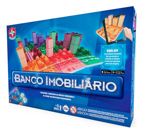 JOGO BANCO IMOBILIÁRIO GRANDE ESTRELA EM PORTUGUÊS