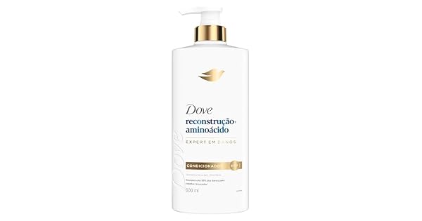 DOVE CONDICIONADOR RECONSTRUÇÃO + AMINOÁCIDO – 600 ML, PUMP