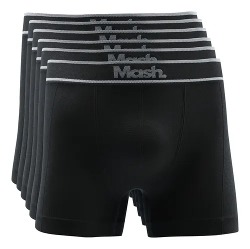 KIT COM 6 CUECAS BOXER MASH EM POLIAMIDA – TOQUE GELADO