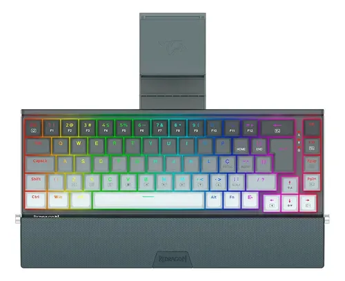 TECLADO MECÂNICO REDRAGON SHACO K641G-W RGB – SWITCH BROWN