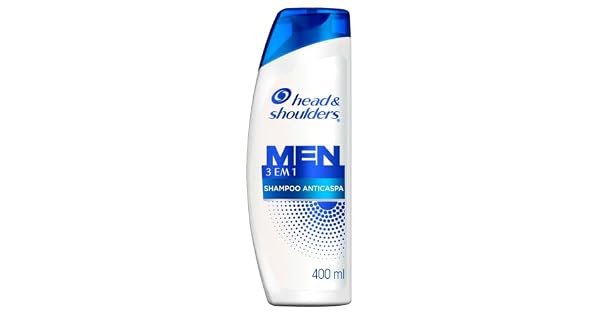 HEAD & SHOULDERS SHAMPOO ANTICASPA MEN 3 EM 1 – 400 ML