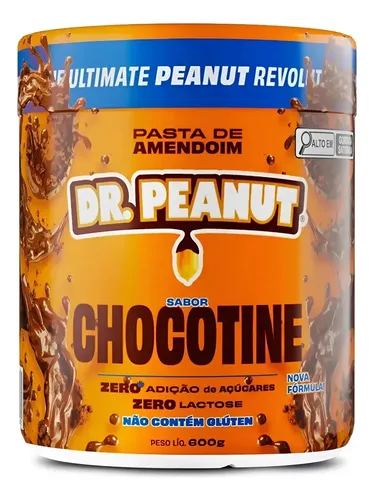 PASTA DE AMENDOIM DR. PEANUT GOURMET CHOCOTINE – 600G