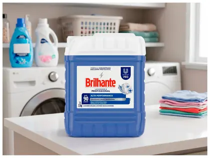 SABÃO LÍQUIDO BRILHANTE ALTA PERFORMANCE CONCENTRADO PROFISSIONAL – 7 L