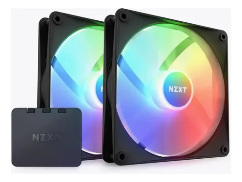KIT COM 2 FANS GAMER NZXT F140 RGB CORE