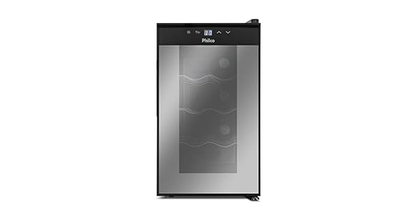ADEGA PHILCO PAD8 COM DISPLAY ELETRÔNICO – 8 GARRAFAS