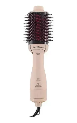 ESCOVA SECADORA BRITÂNIA BEC07R – 4 EM 1, 1300W, ROSA