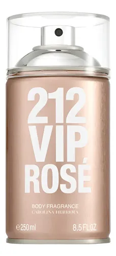 BODY SPRAY CAROLINA HERRERA 212 VIP ROSÉ FEMININO 250ML