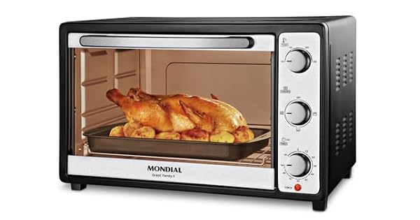 MONDIAL FORNO ELTRICO 52L GRAND FAMILY II PRETOINOX 1800W 110V FRN52B