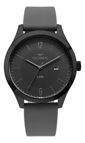 RELÓGIO MASCULINO TECHNOS STEEL CINZA