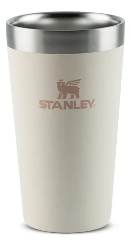 COPO TÉRMICO PARA CERVEJA STANLEY PINT ADVENTURE ROSE QUARTZ 354ML