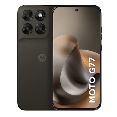SMARTPHONE MOTOROLA MOTO G77 5G - 256GB 8GB RAM + 16GB RAM BOOST, CAMERA 108MP ULTRA-PIXEL, TELA 1.5K EXTREME AMOLED 120HZ, ULTRARRESISTENTE - MARROM