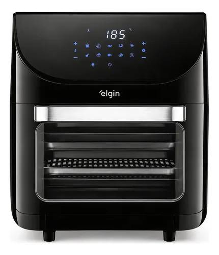 FRITADEIRA AIR FRYER OVEN FAMILY ELGIN 12L DIGITAL TOUCH PRETO 220V