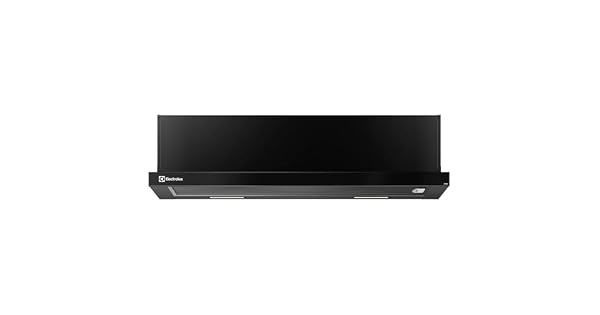 ELECTROLUX DEPURADOR DE AR ELECTROLUX 90CM RETRTIL PRETO EFFICIENT COM LUZ DE LED DE9RB 220V